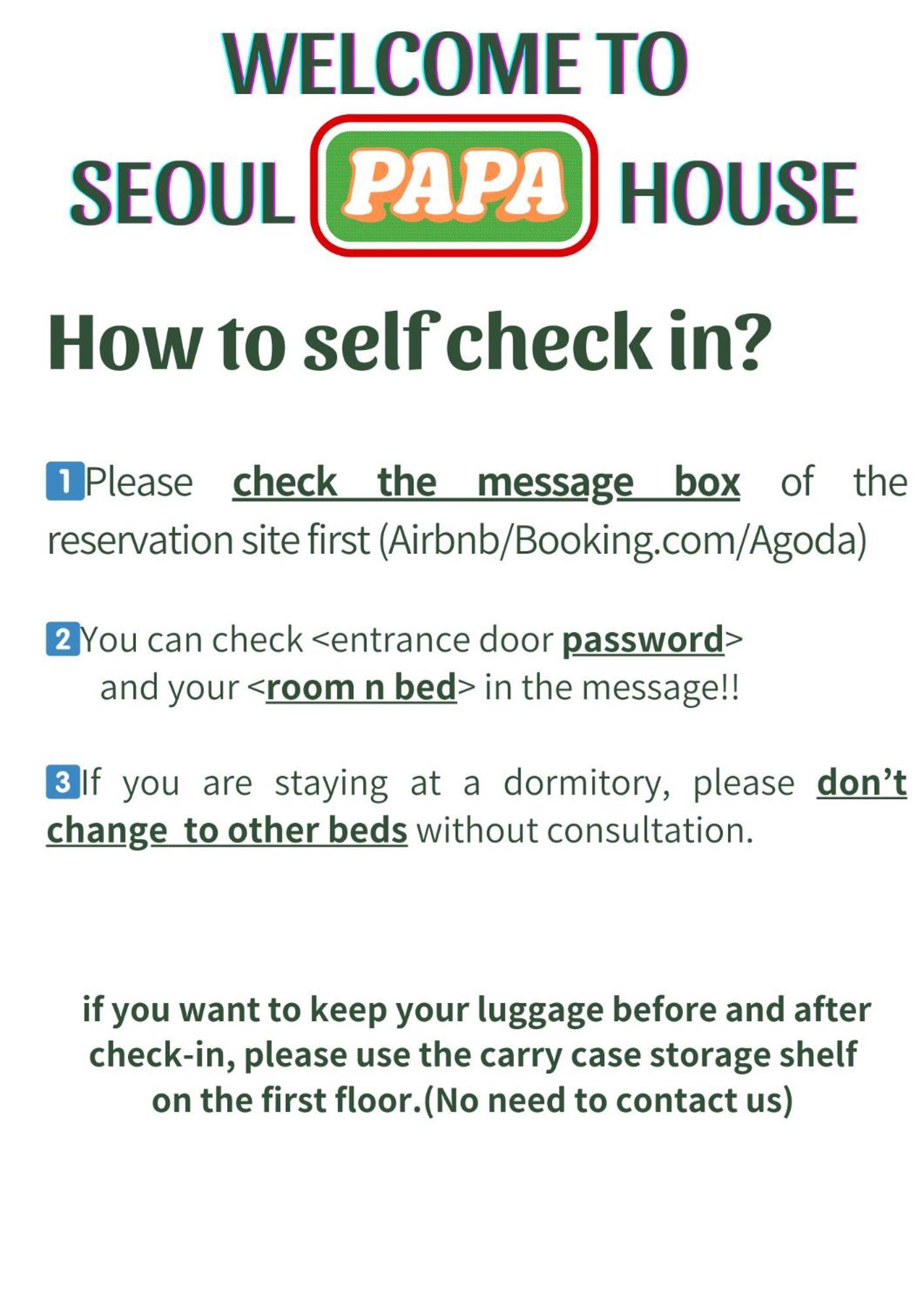 Seoul Papa Guesthouse Exteriör bild